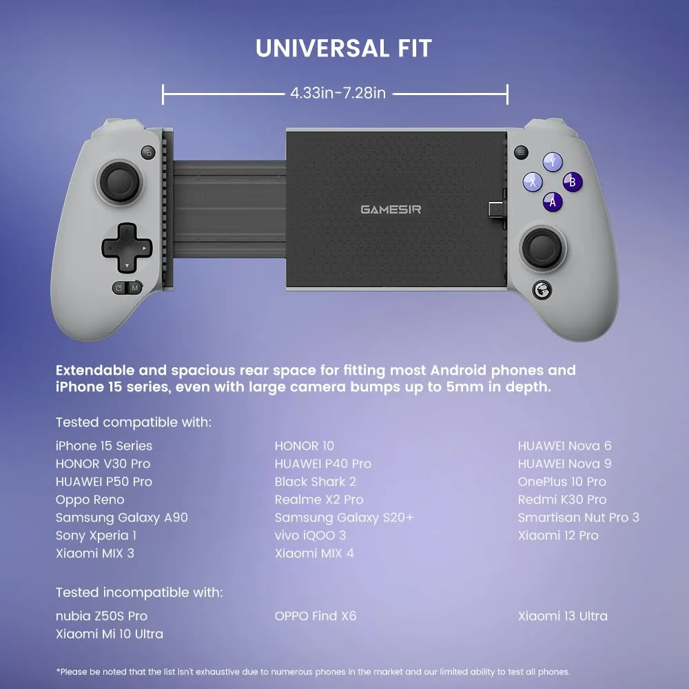 GameSir G8 Galileo Controller Mobile USB-C Hall Effect - immagine 3