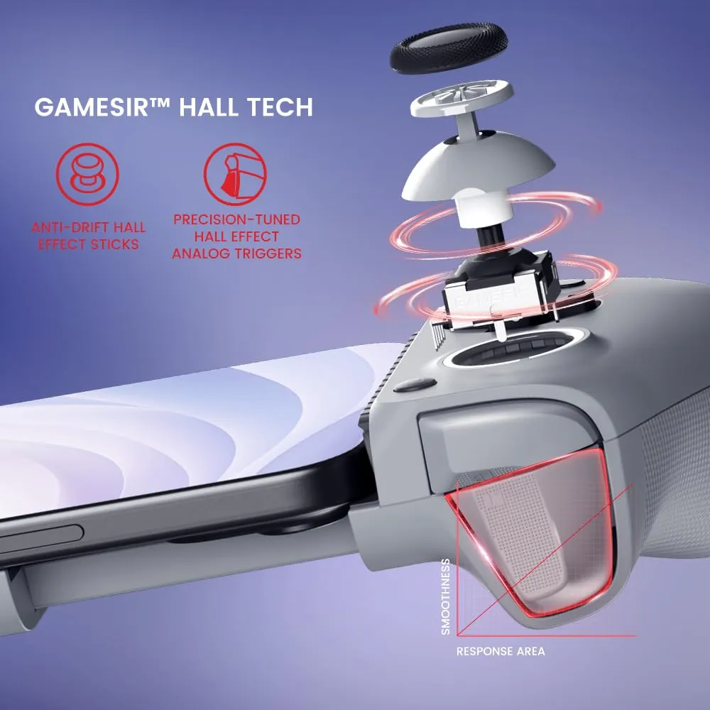 GameSir G8 Galileo Controller Mobile USB-C Hall Effect - immagine 4