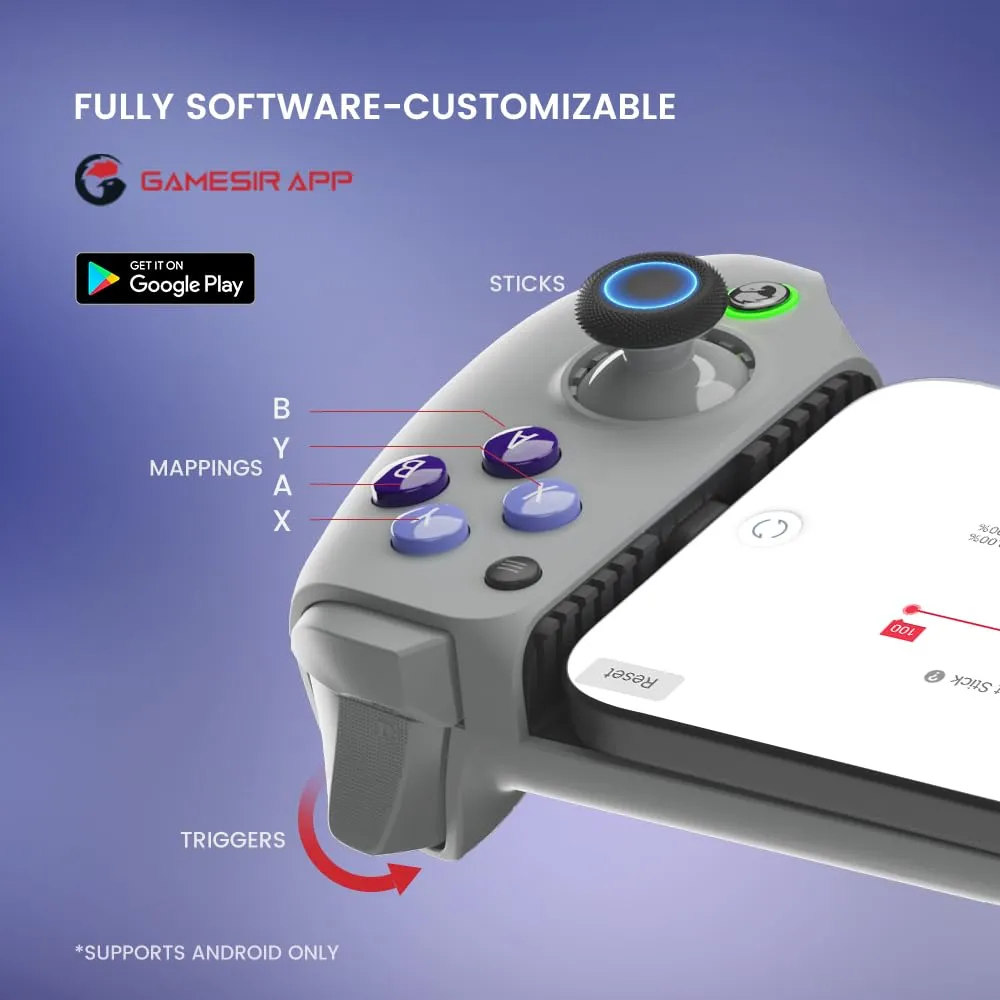 GameSir G8 Galileo Controller Mobile USB-C Hall Effect - immagine 8