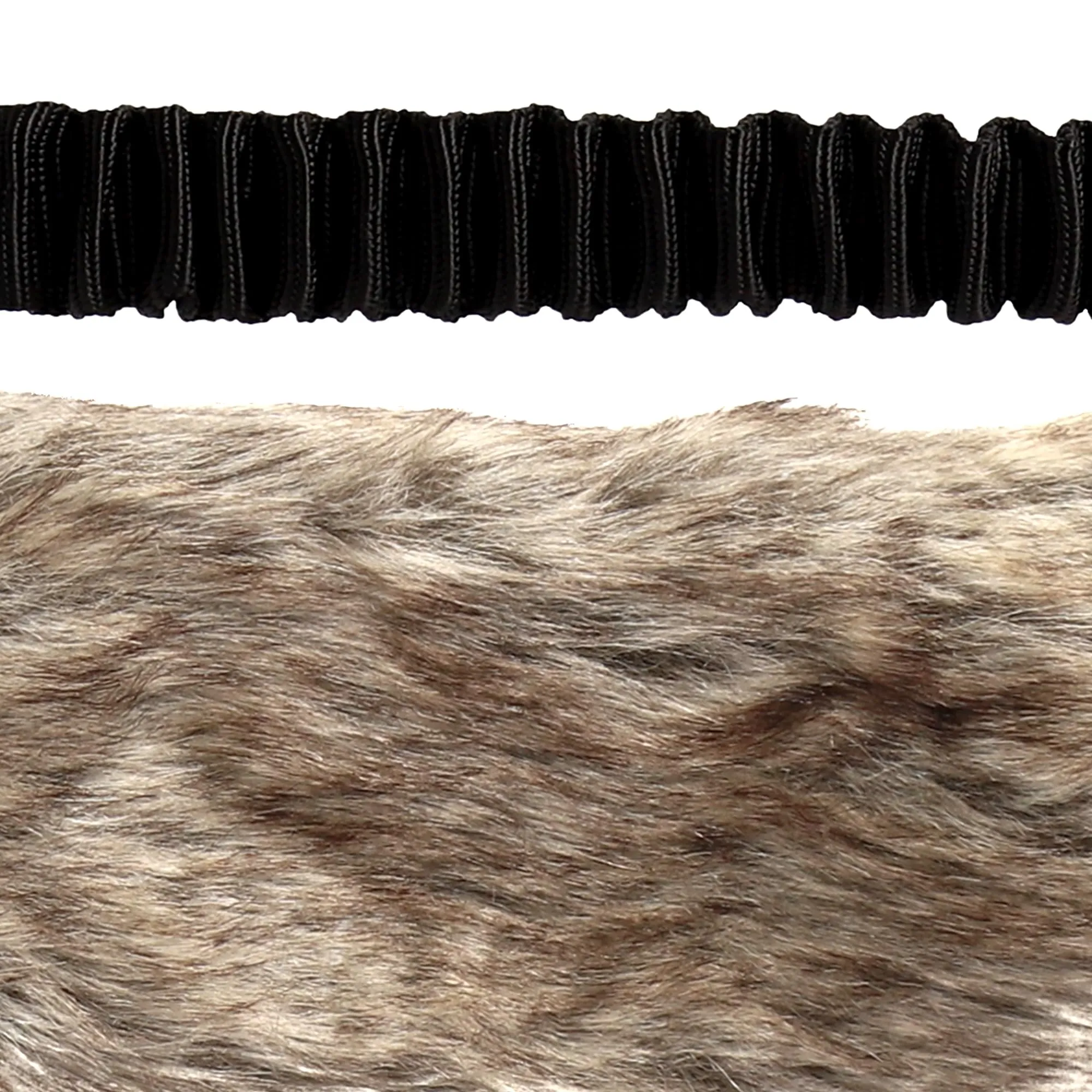 Dingo Waldemar Rutkowski Giocattolo per Cani in Pelliccia Artificiale con Squeaker e Manico Elastico, 150 cm, Nero (15585) - immagine 8