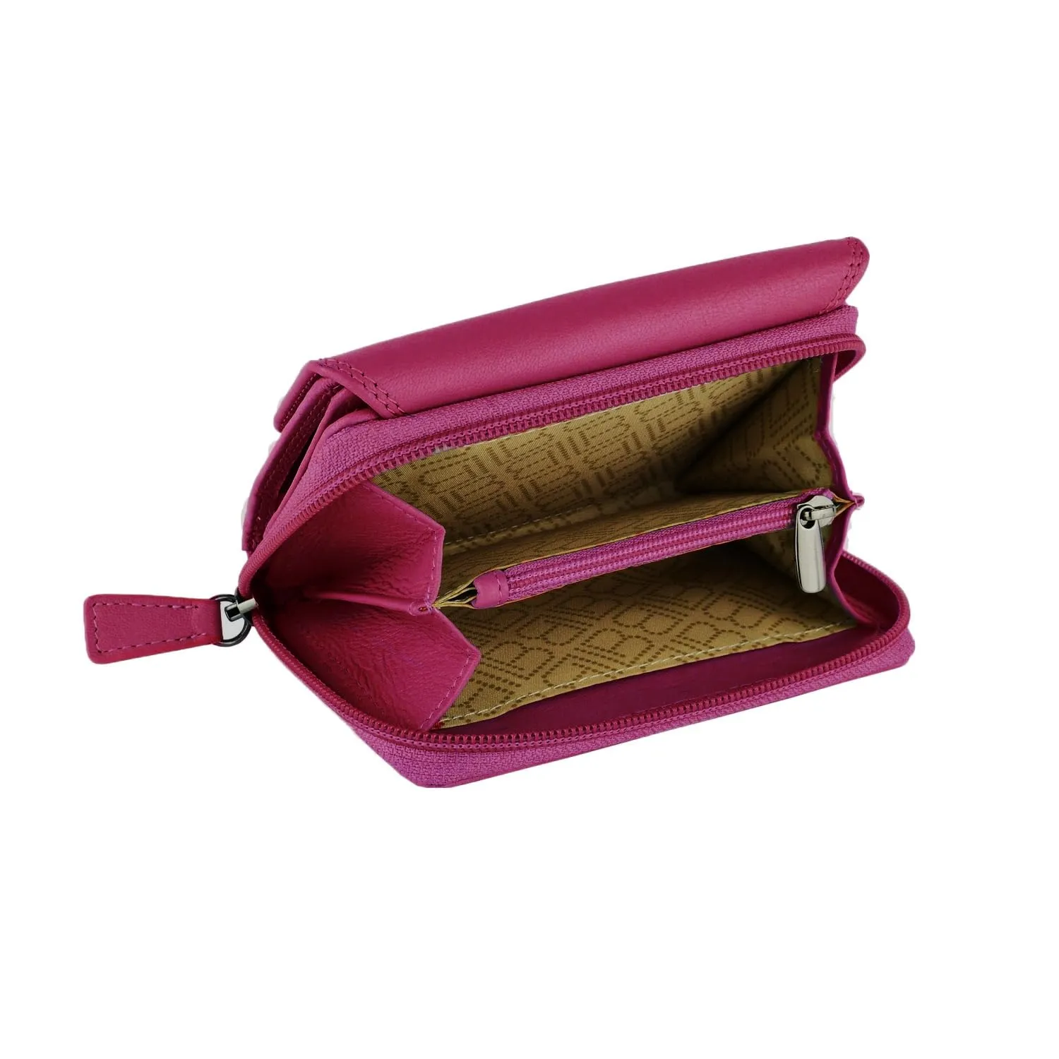 Laura Biagiotti Portafoglio Donna in Vera Pelle - Fucsia 208 - immagine 4