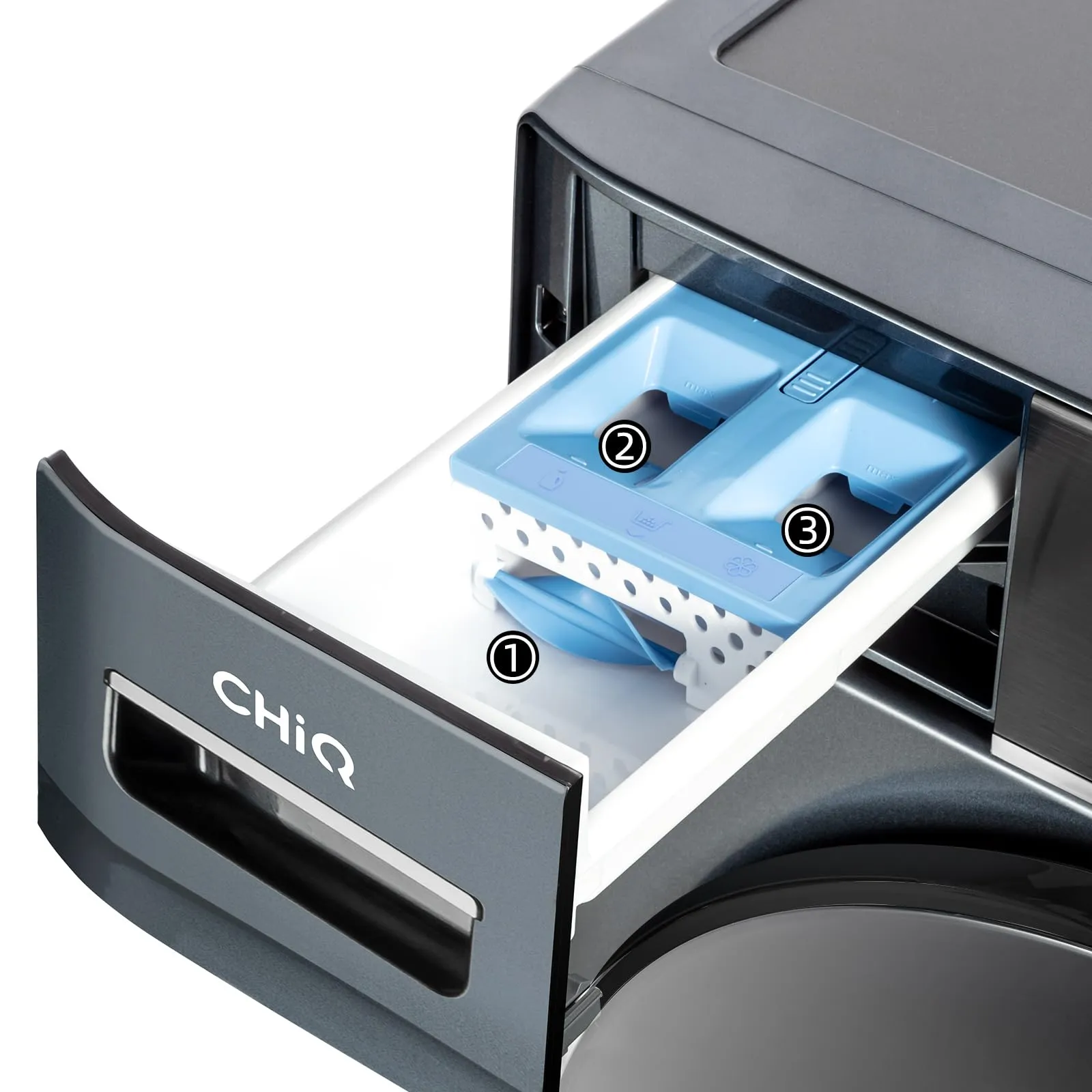 CHiQ Lavatrice 9kg Classe A Grigio CFL90-14586IM3XA - immagine 12