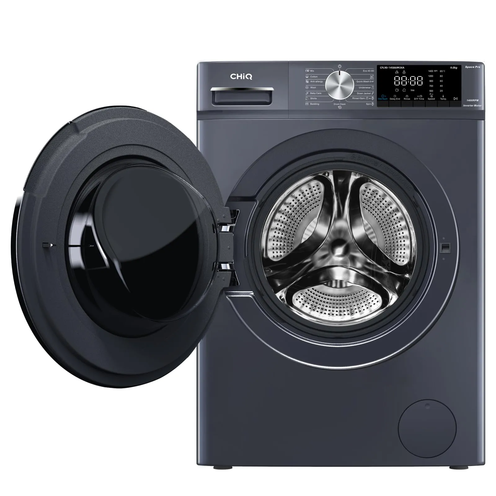 CHiQ Lavatrice 9kg Classe A Grigio CFL90-14586IM3XA - immagine 14