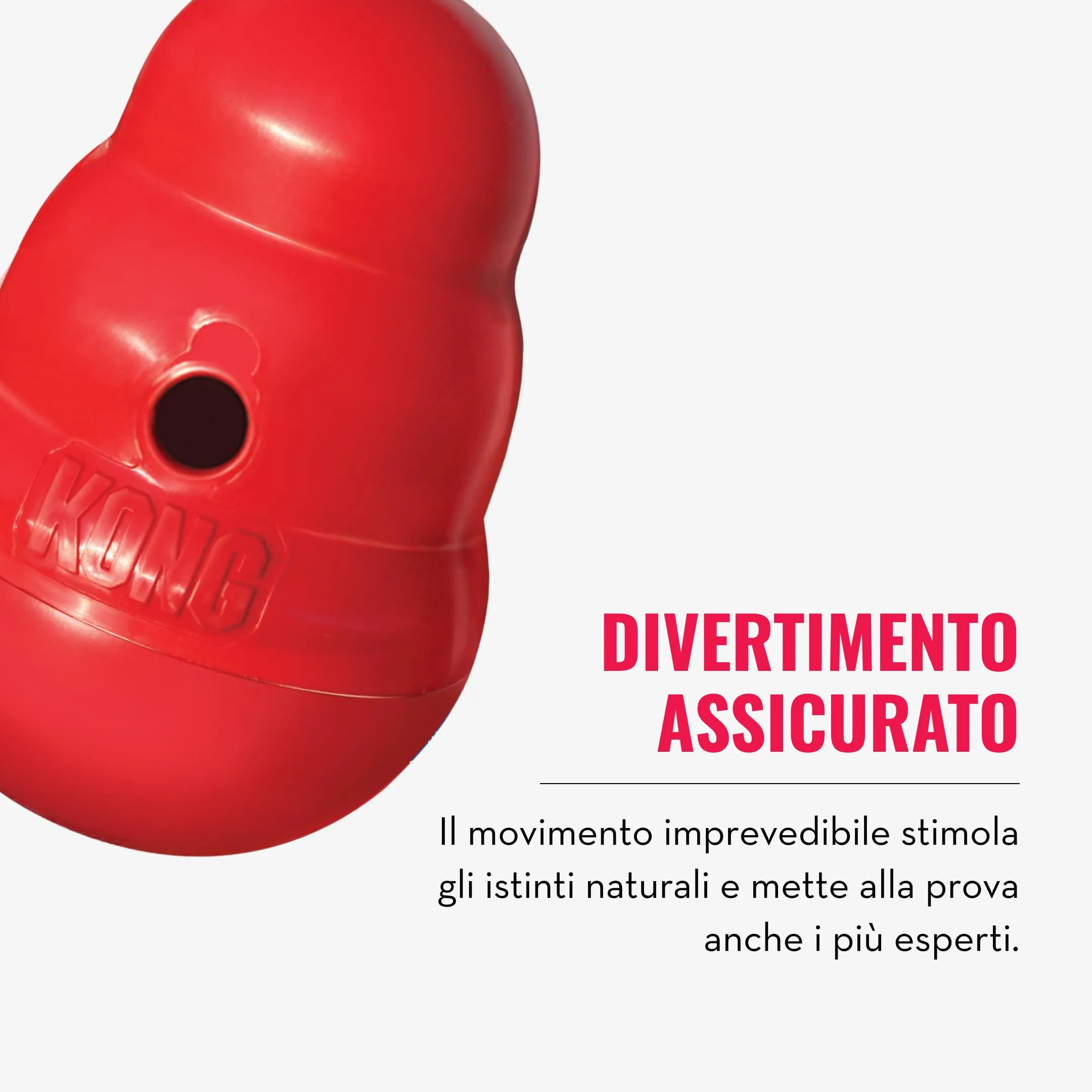 KONG Wobbler Dispenser di Biscotti, Taglia Piccola/Media - immagine 7