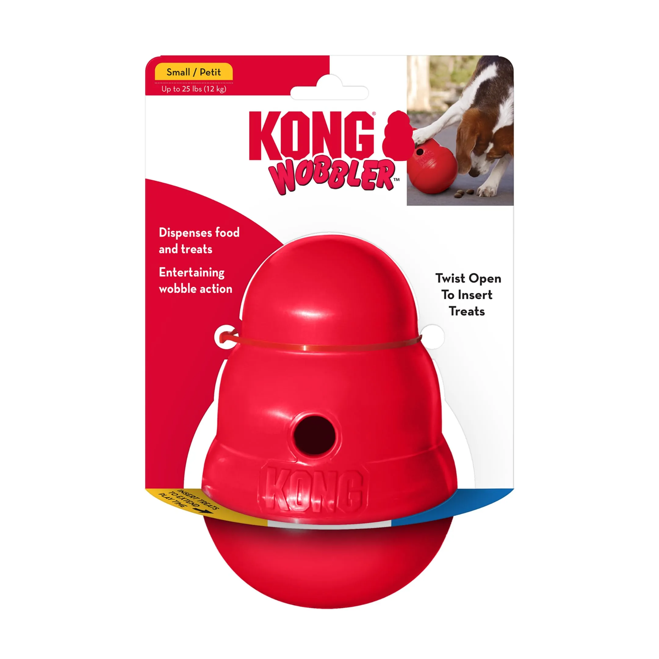KONG Wobbler Dispenser di Biscotti, Taglia Piccola/Media - immagine 9