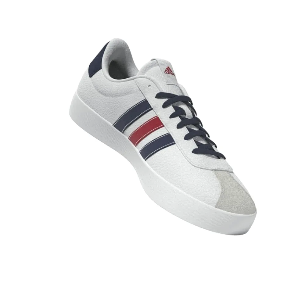 adidas VL Court Shoes - Cloud White/Navy Blue/Better Scarlet - 42 2/3 EU - immagine 8