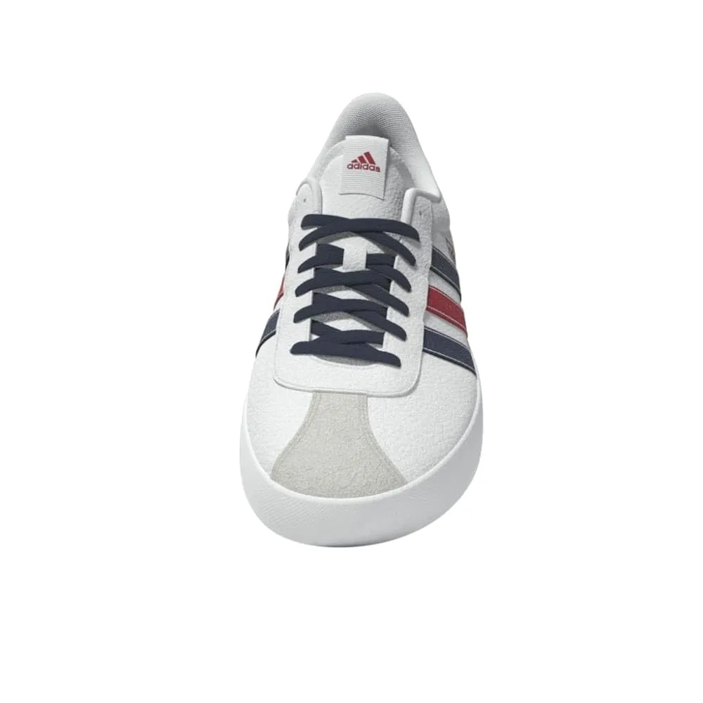 adidas VL Court Shoes, Cloud White/Navy Blue/Better Scarlet, 41 1/3 EU - immagine 7
