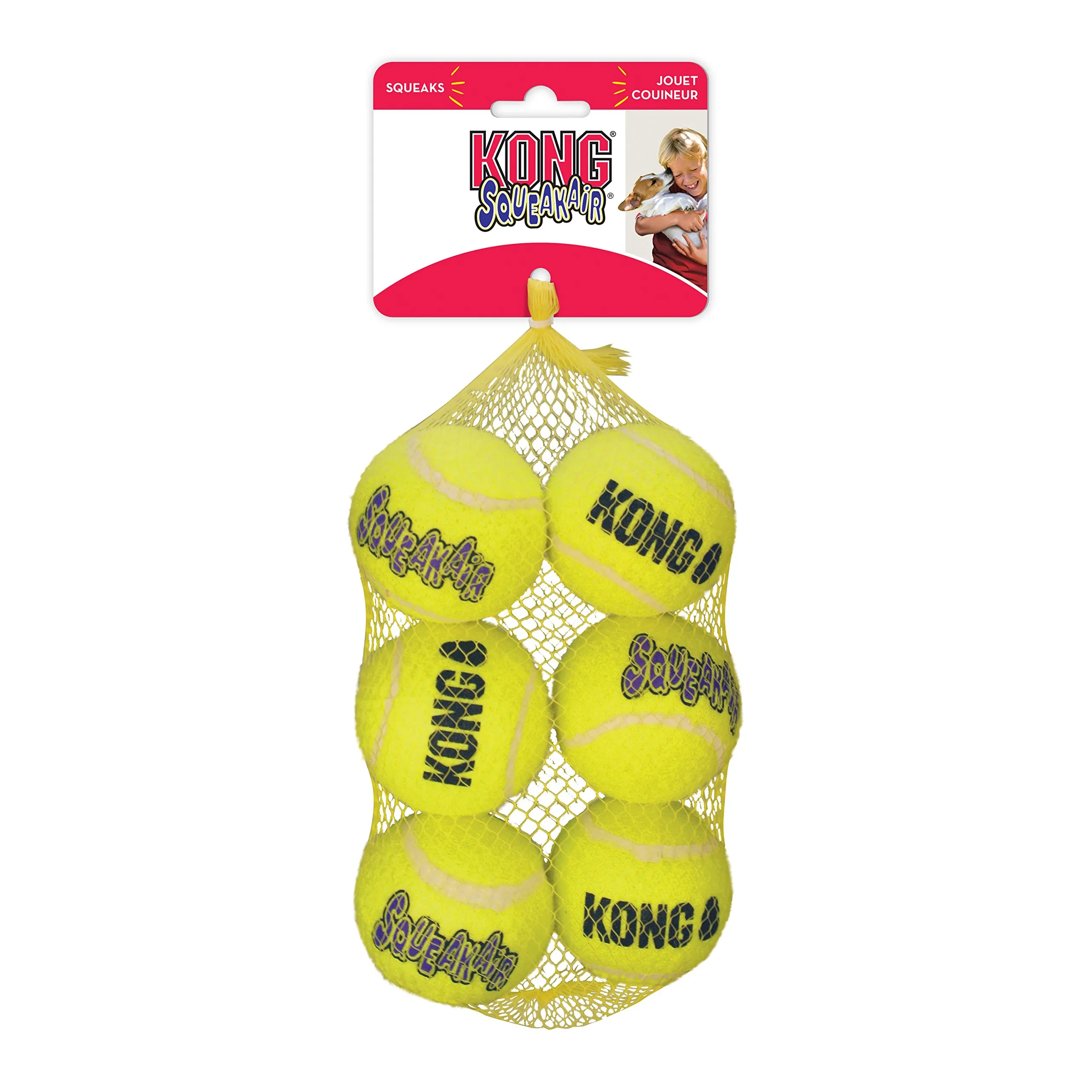 KONG Squeakair Ball Tennis Ball, XL, 1 piece - immagine 5