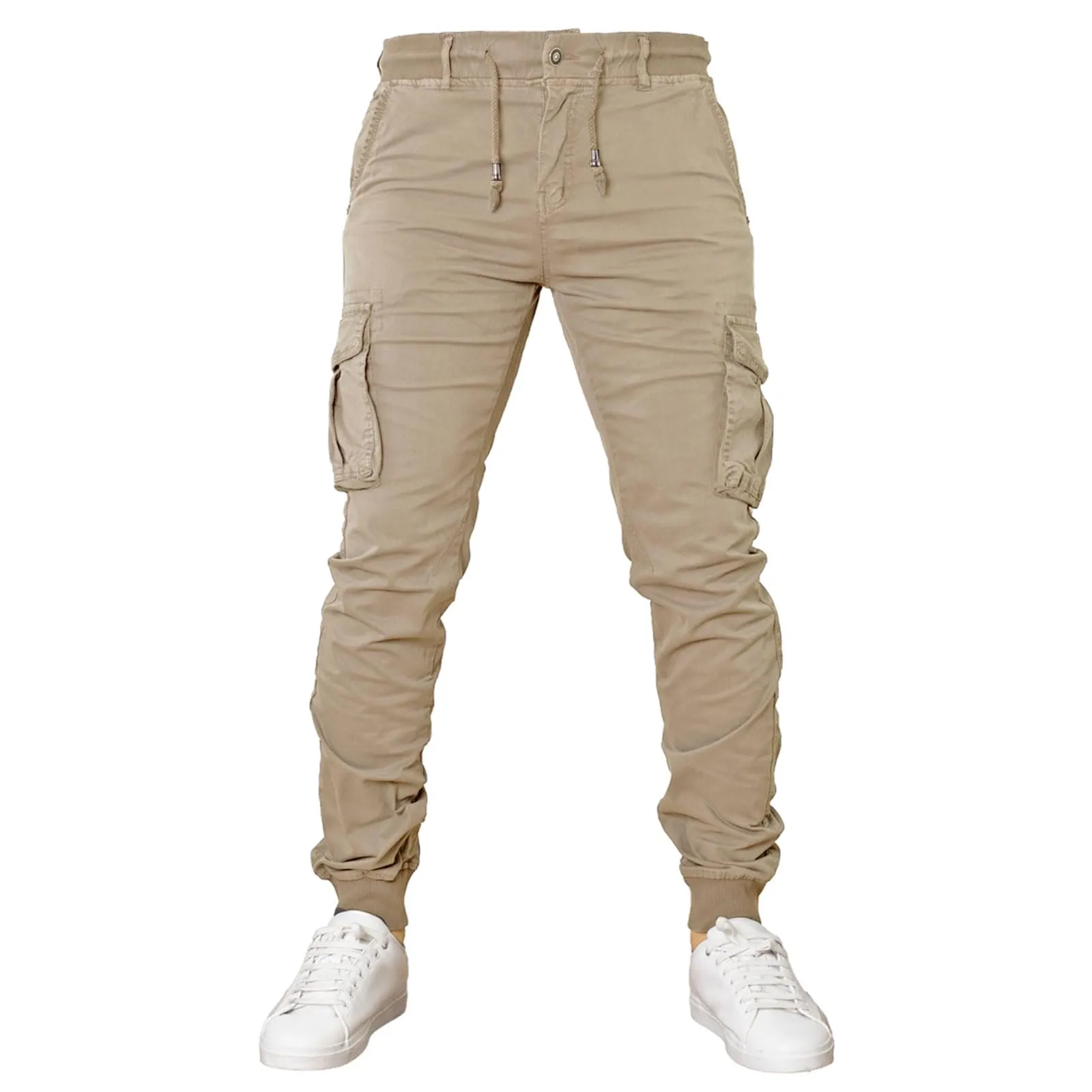 Toocool Pantaloni Cargo Militari Uomo in Cotone G6538 G6601 Estivo Beige Taglia 44 - immagine 1
