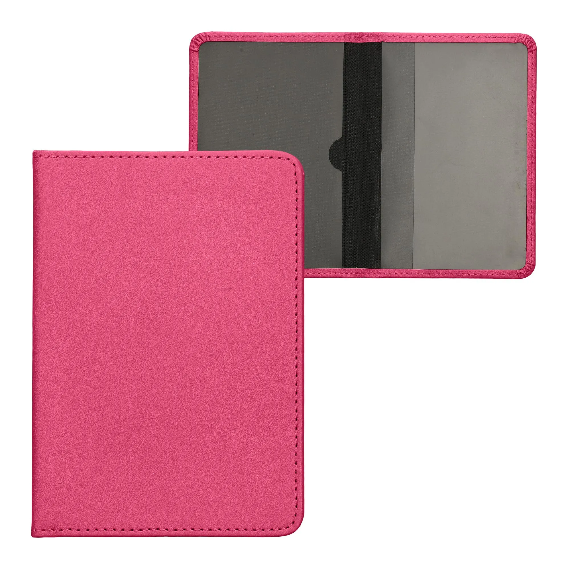 kwmobile Custodia in pelle PU per Libretto Circolazione Auto e Patente, Fucsia - immagine 7