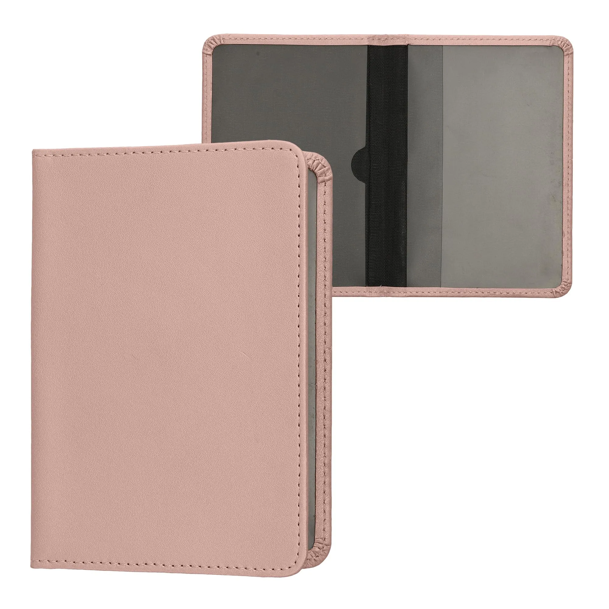 kwmobile Custodia in pelle PU per Libretto di Circolazione e Patente, Oro Rosa - immagine 1