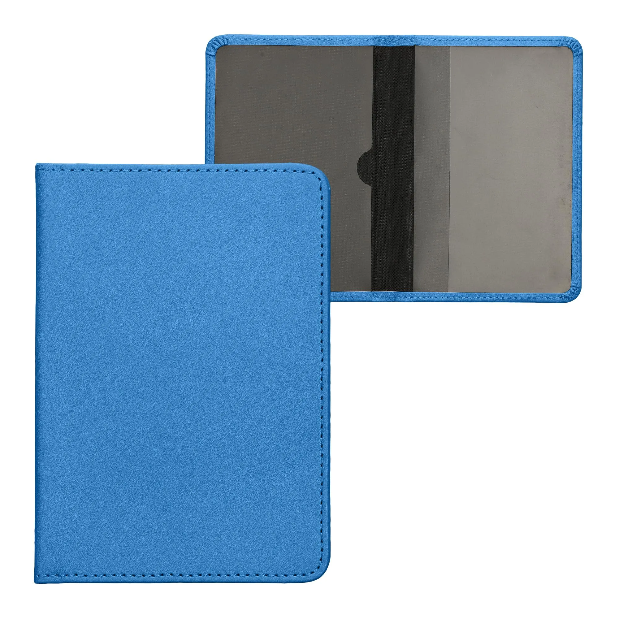 kwmobile Custodia in pelle PU per Libretto di Circolazione e Patente, blu - immagine 6