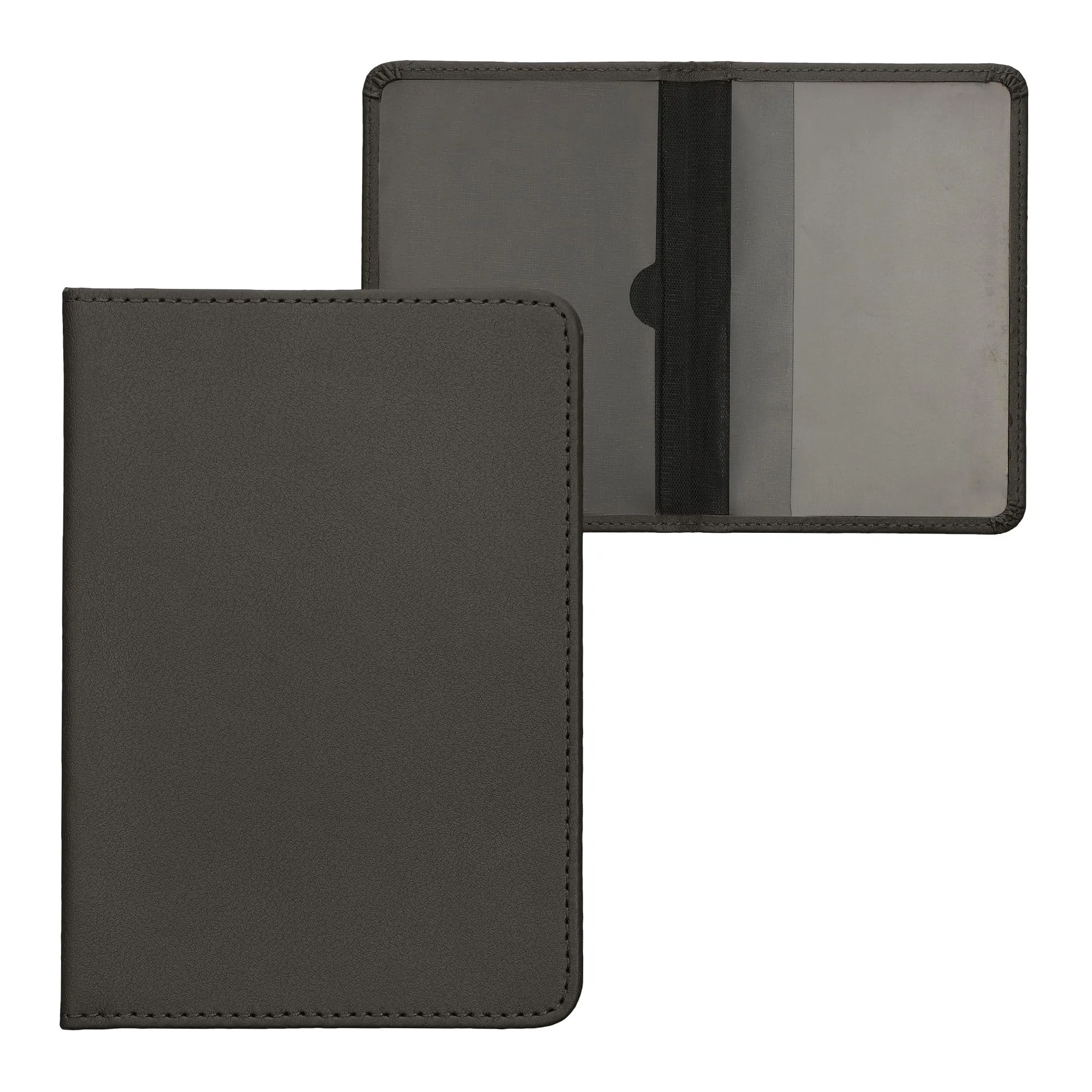 kwmobile Custodia in pelle PU per Libretto di Circolazione e Patente, Stone Dust - immagine 7