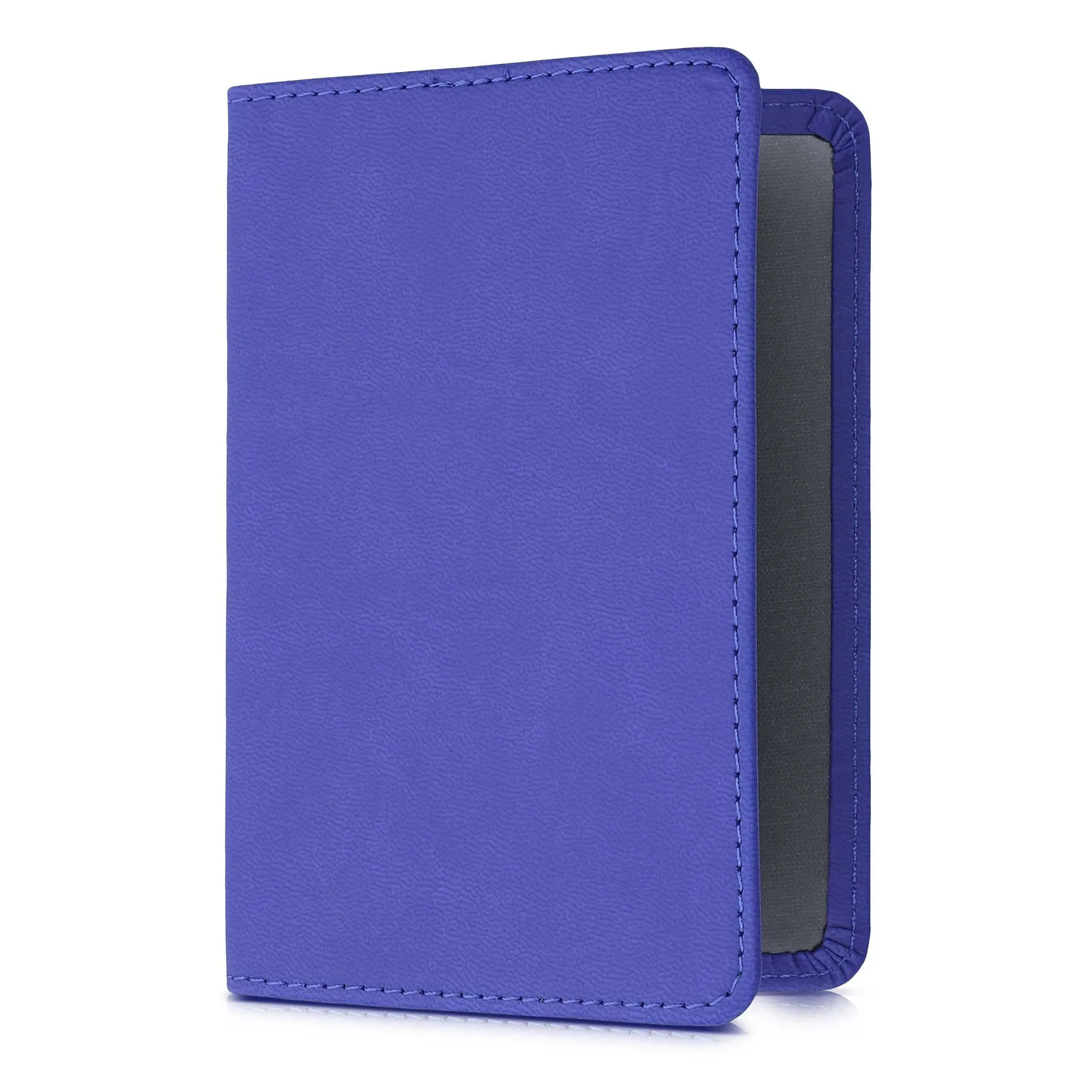 kwmobile Custodia in pelle PU per Libretto di Circolazione e Patente, Blu Baltico - immagine 2