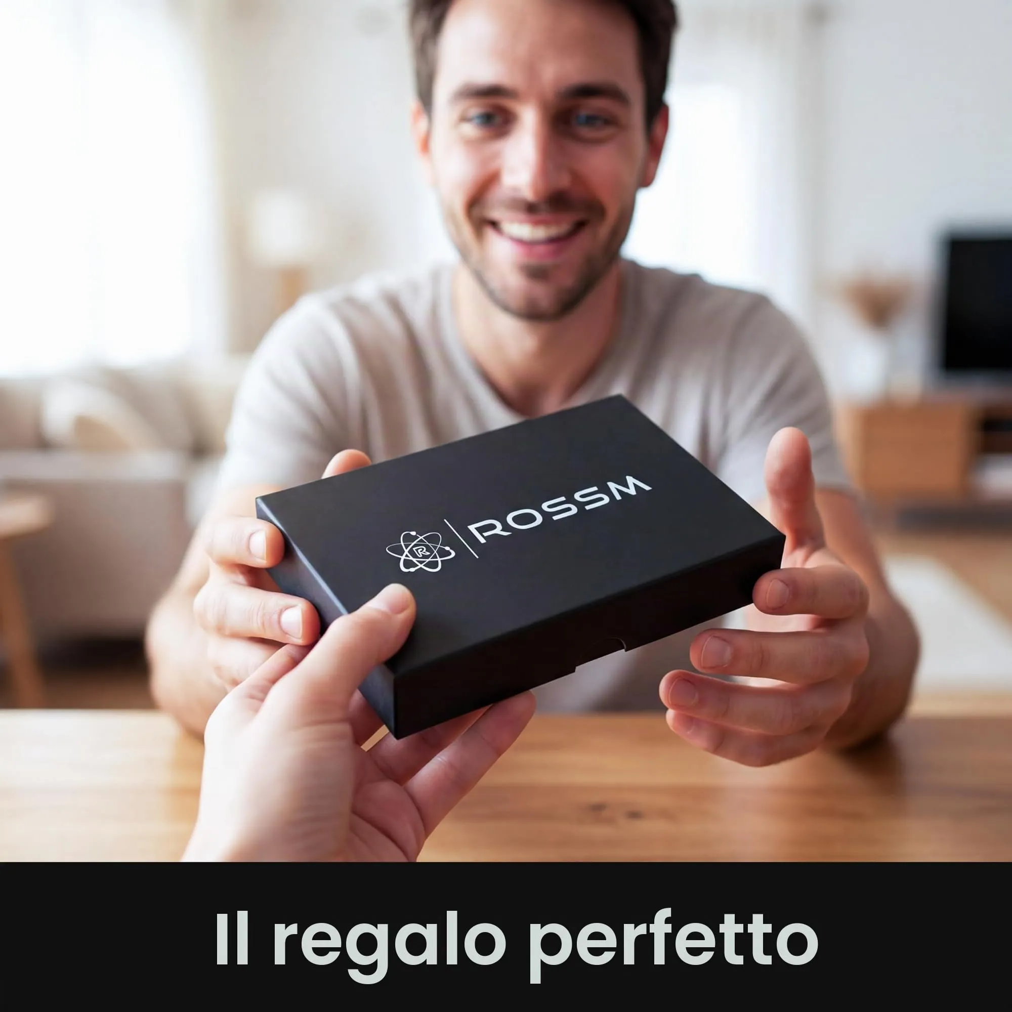 ROSSM Portafoglio Uomo Minimalista con Blocco RFID in Fibra di Carbonio e Metallo, Porta Carte di Credito con Clip ed Elastico per Banconote - immagine 6