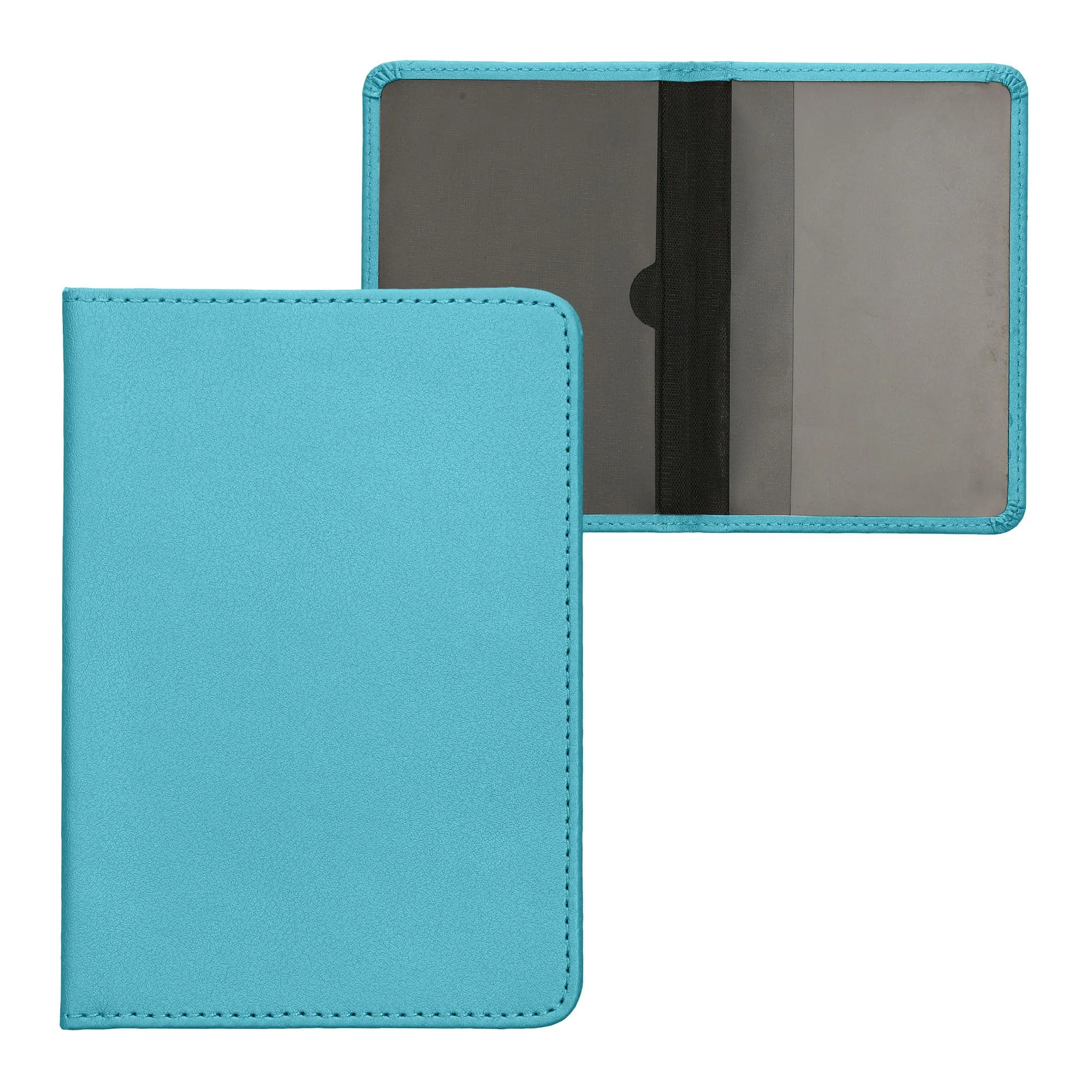 kwmobile Custodia in pelle PU per Libretto Circolazione Auto e Patente, blu indaco - immagine 6