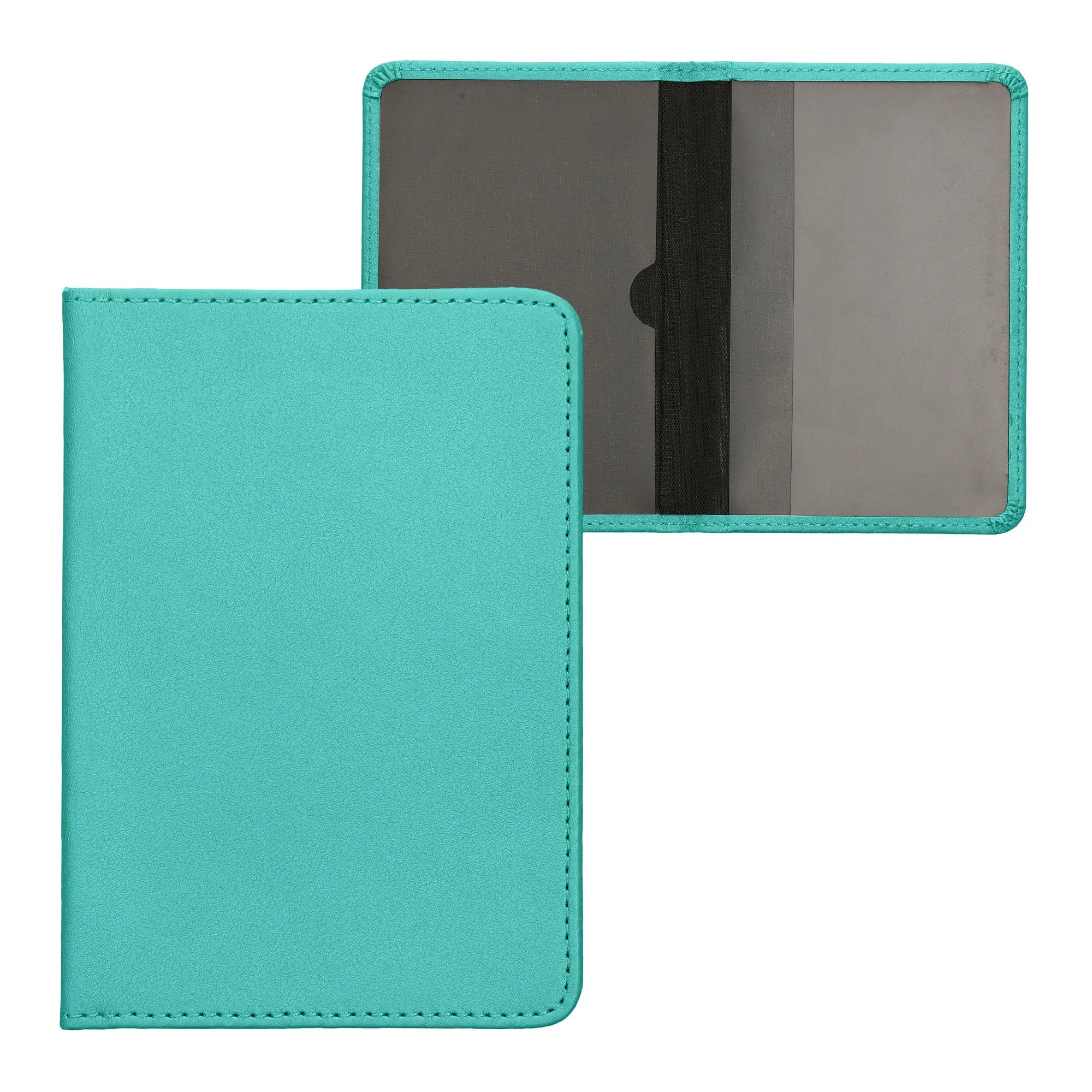 kwmobile Custodia in pelle PU per Libretto di Circolazione e Patente, Menta Freddo - immagine 6