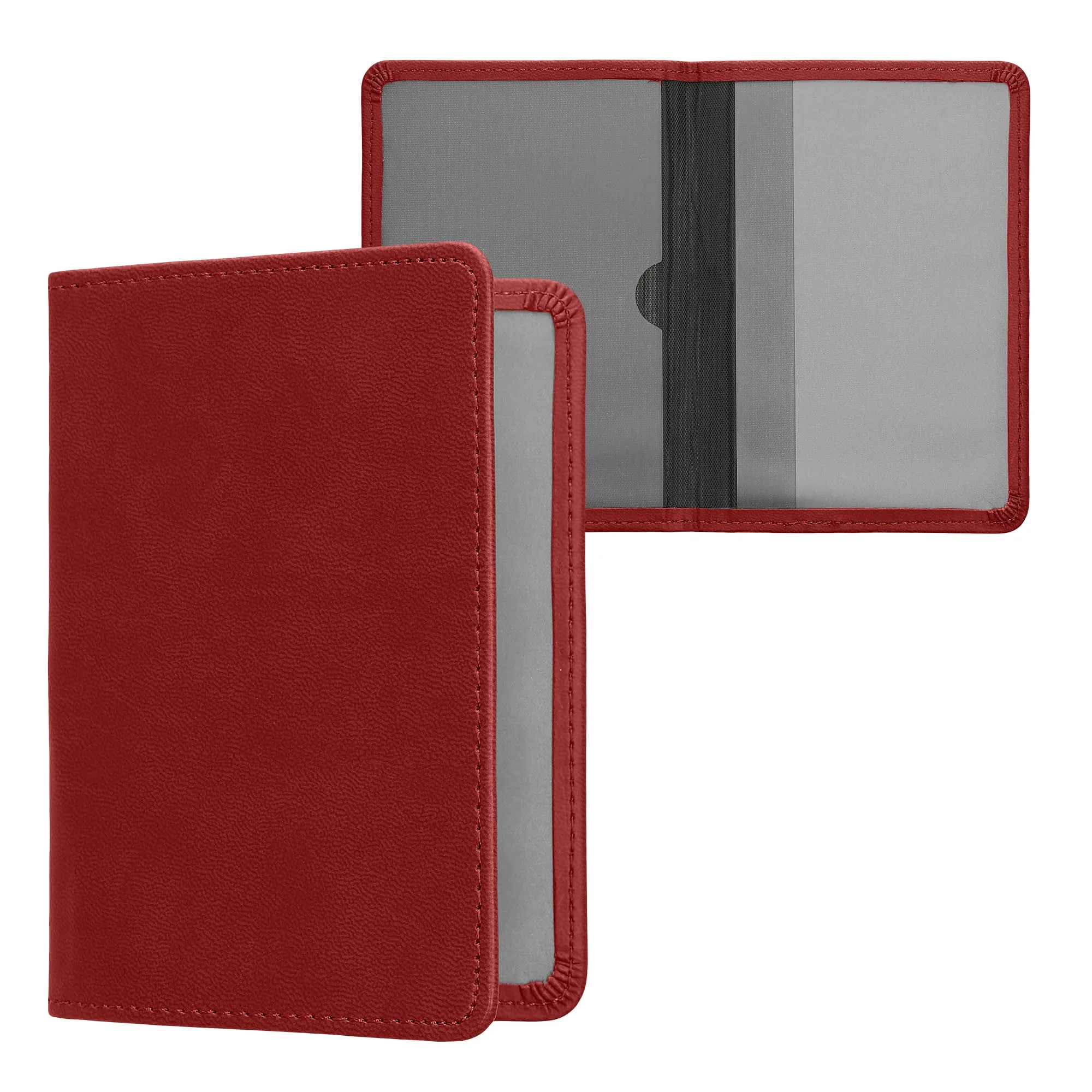 kwmobile Custodia in pelle PU per Libretto di Circolazione e Patente, Viola Bordeaux - immagine 1