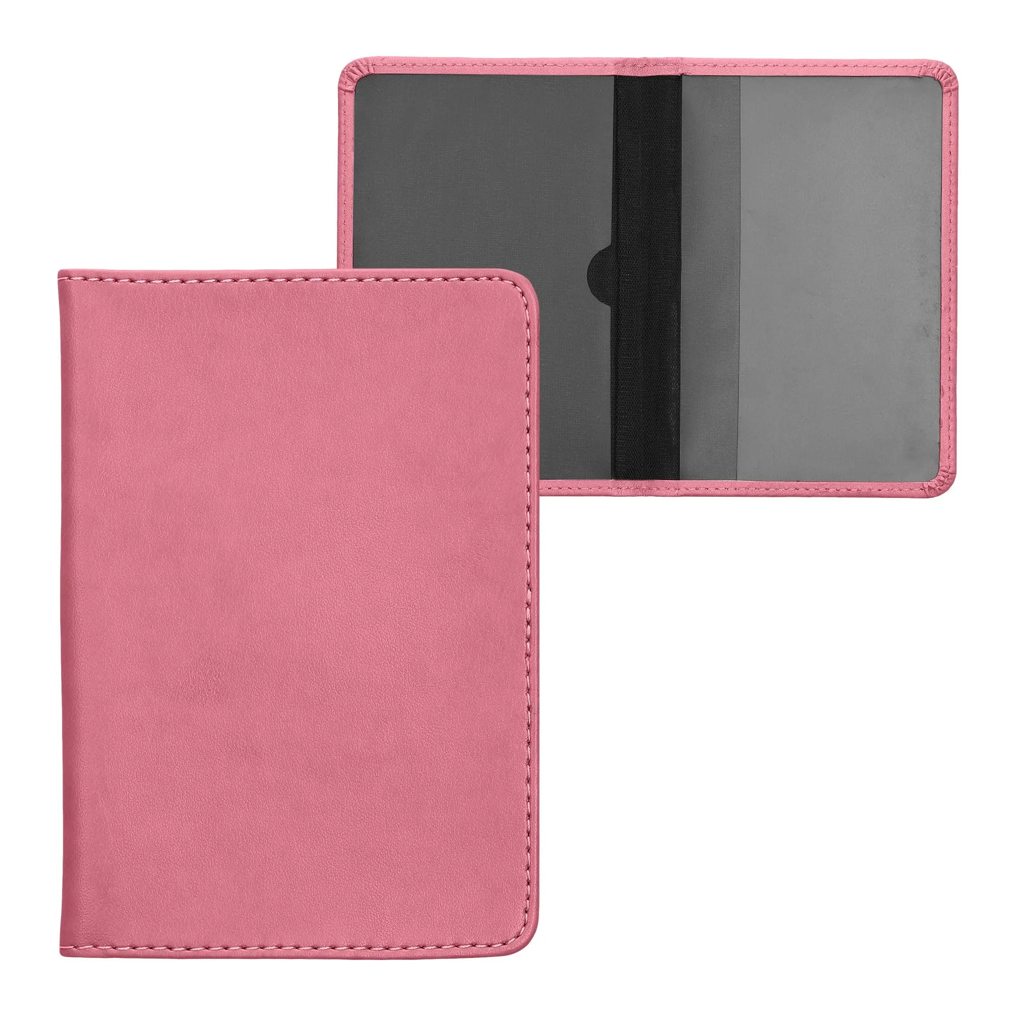 kwmobile Custodia in pelle PU per Libretto di Circolazione e Patente, Rosa - immagine 6