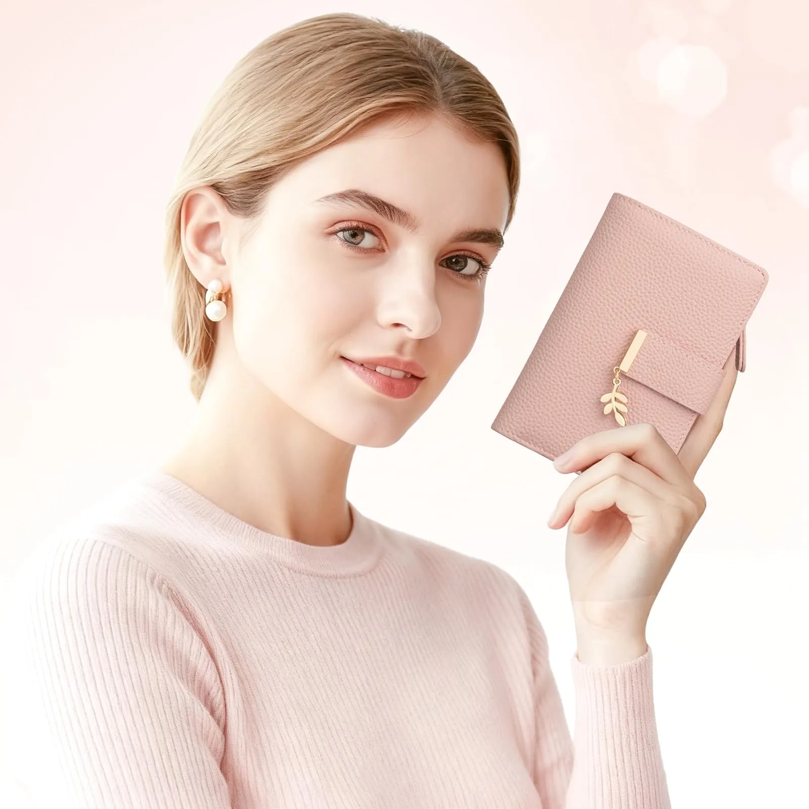 LUROON Portafoglio Medio Donna in Pelle con Blocco RFID - immagine 7