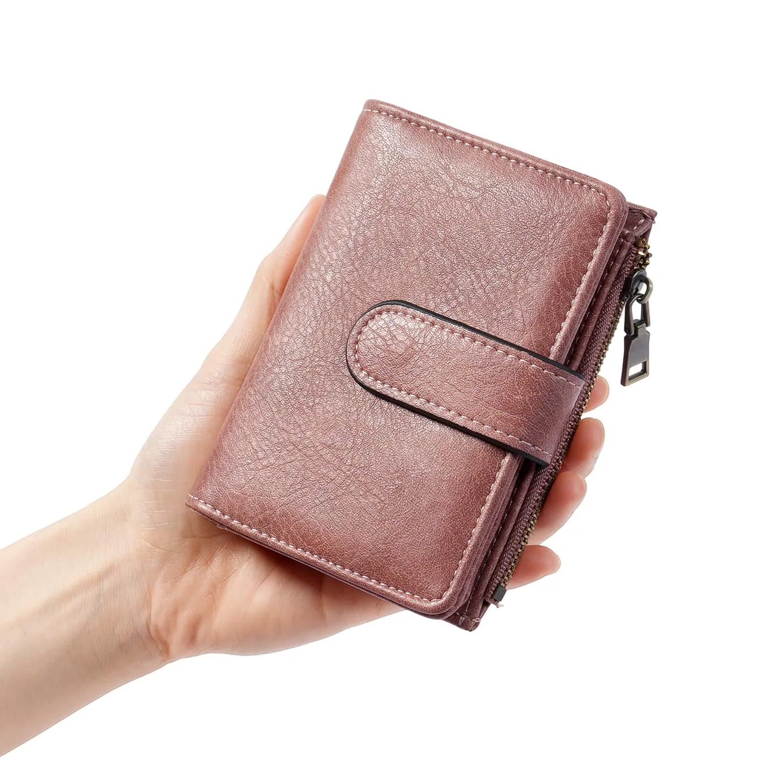 GOIACII Portafogli in pelle per donne con blocco RFID, 12.8 x 3 x 10.5 cm - immagine 7