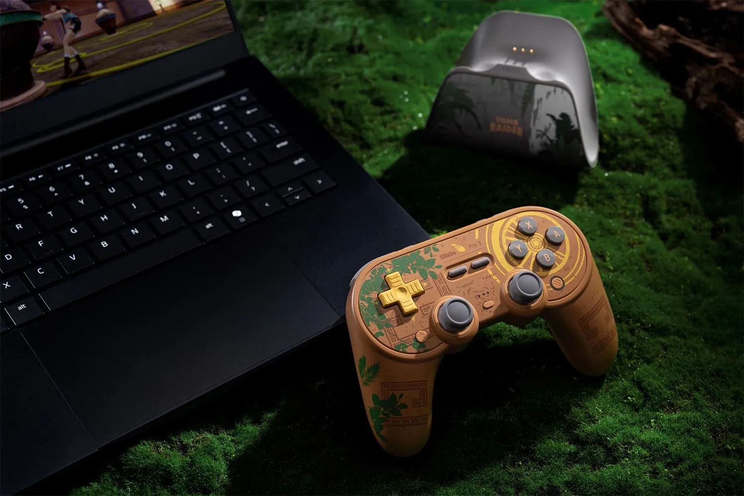 8Bitdo Pro 3 Bluetooth Controller, Tomb Raider 30th Anniversary Edition - immagine 7