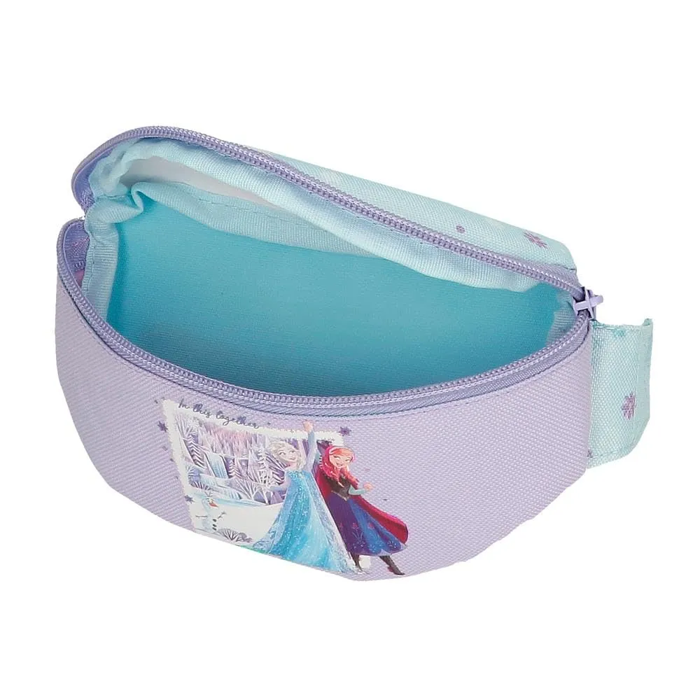 Joumma Disney Frozen In This Together Riñonera, Lila, 27x11x6.5 cm, Poliestere - immagine 3