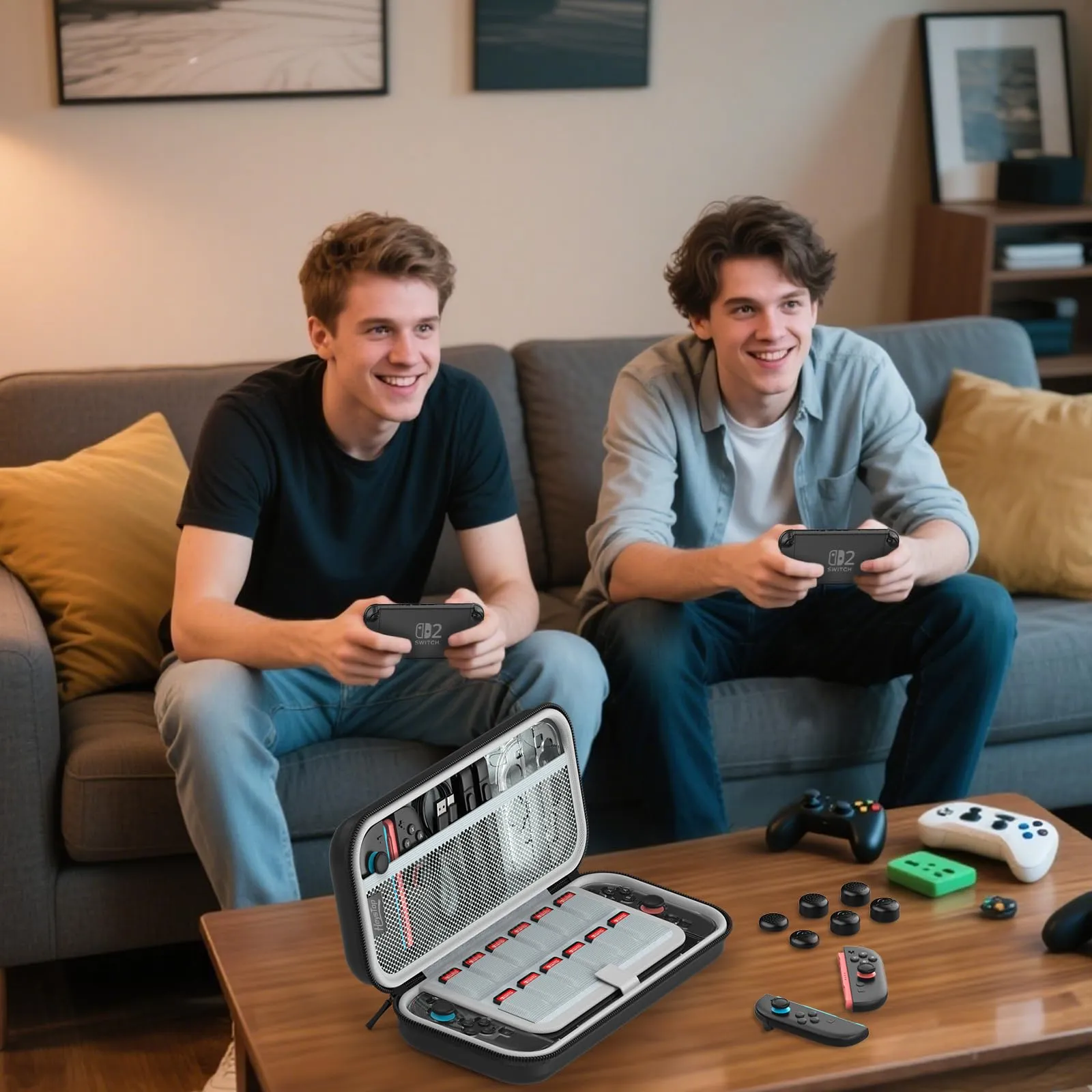 HEYSTOP Kit di Accessori per Nintendo Switch 2, Custodia da Viaggio, Cover Protettiva e Protezione Schermo - immagine 9