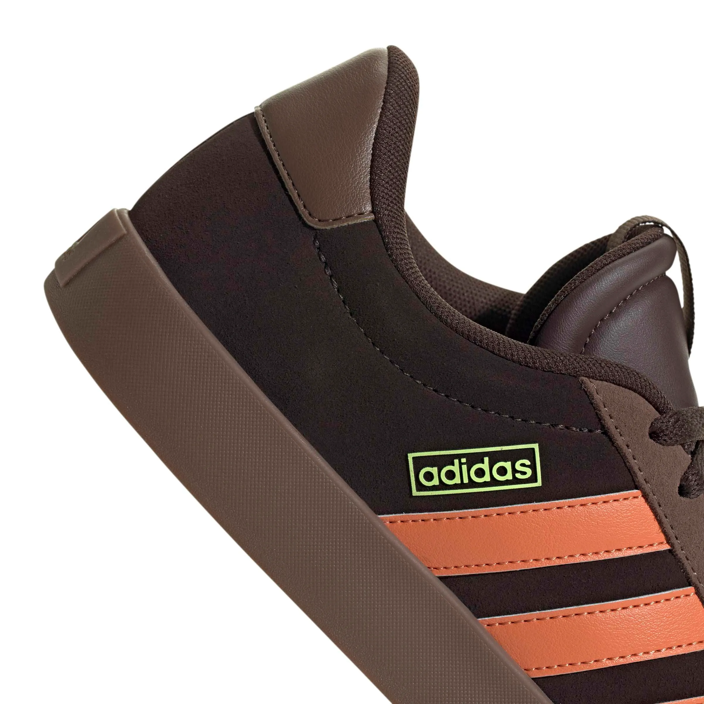 adidas VL Court 3.0 Shoes, Aurora Coffee/Dusky Orange/Earth Strata, 42 EU - immagine 5