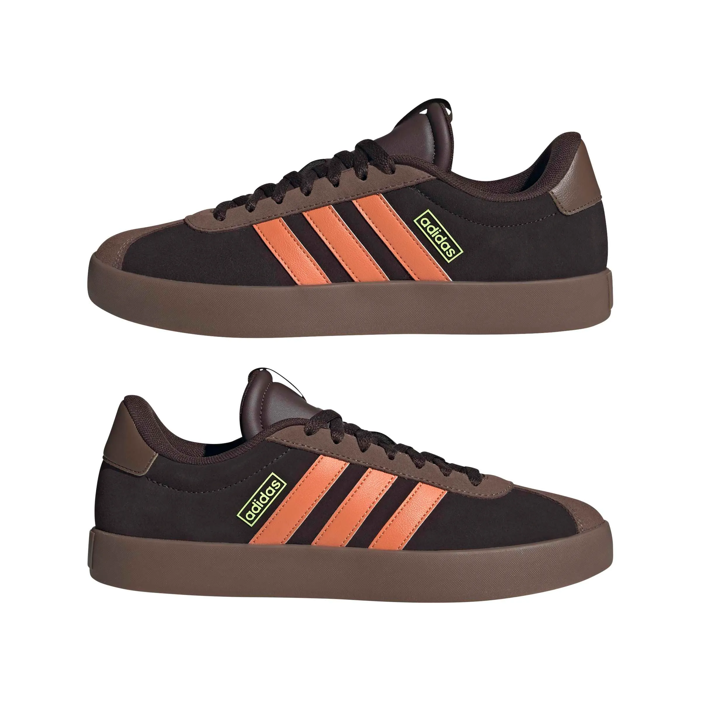 adidas VL Court 3.0 Shoes, Aurora Coffee/Dusky Orange/Earth Strata, 42 EU - immagine 6
