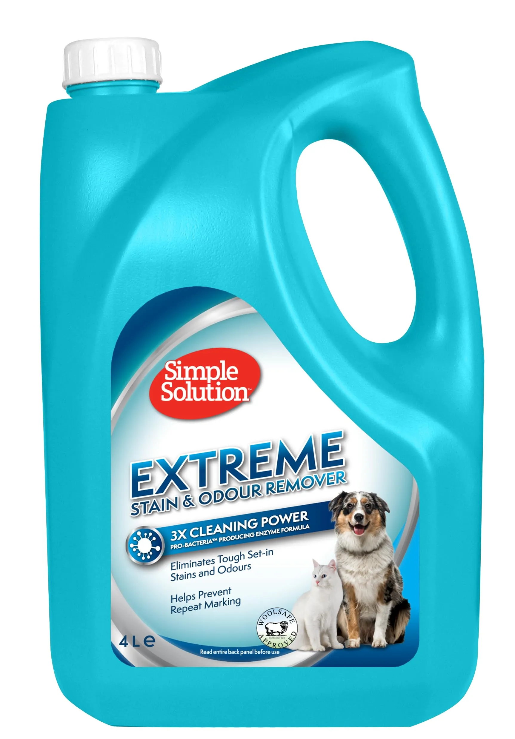 Simple Solution Extreme Smacchiatore Animali Tripla Forza 4L - immagine 1