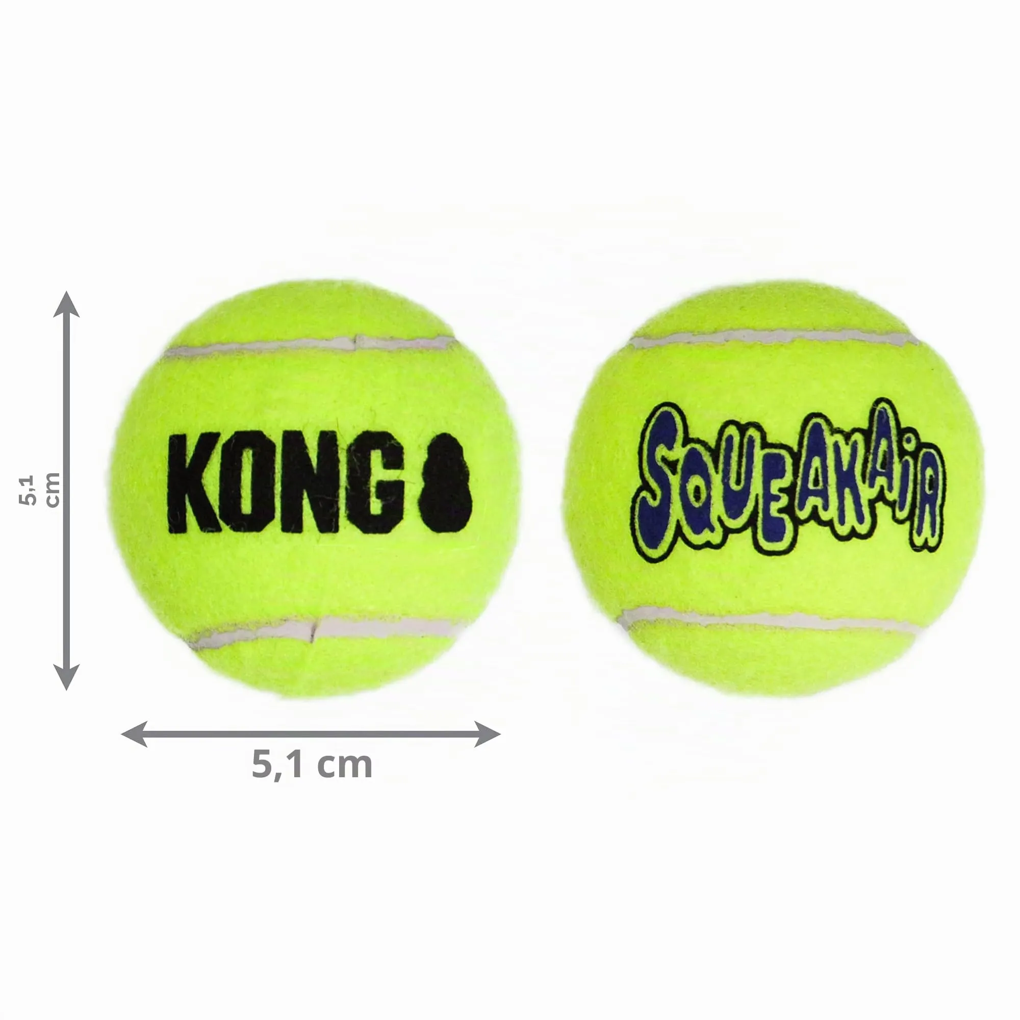 KONG Squeakair Balls - Taglia XS (Conf. da 3) - immagine 3