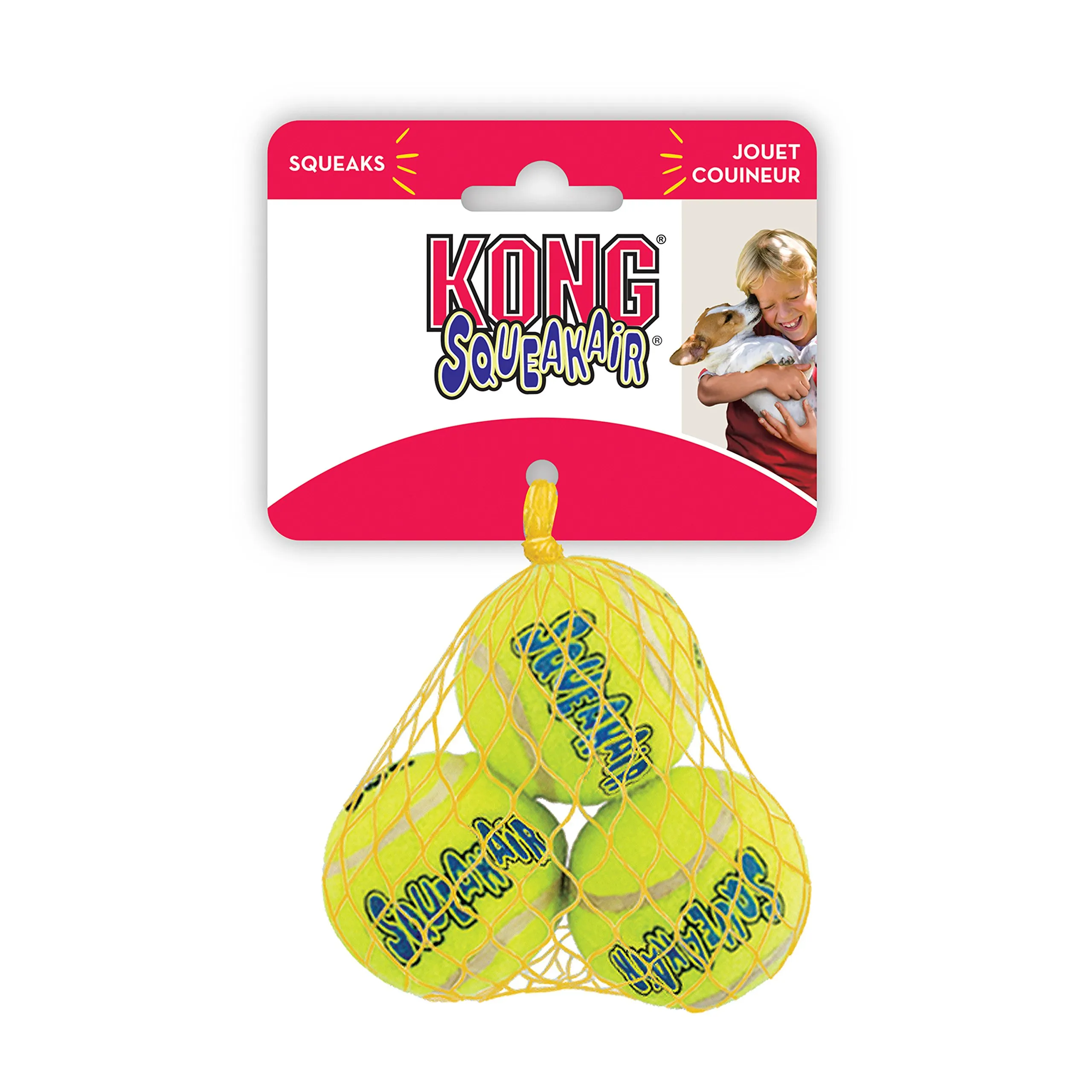 KONG Squeakair Balls - Taglia XS (Conf. da 3) - immagine 4