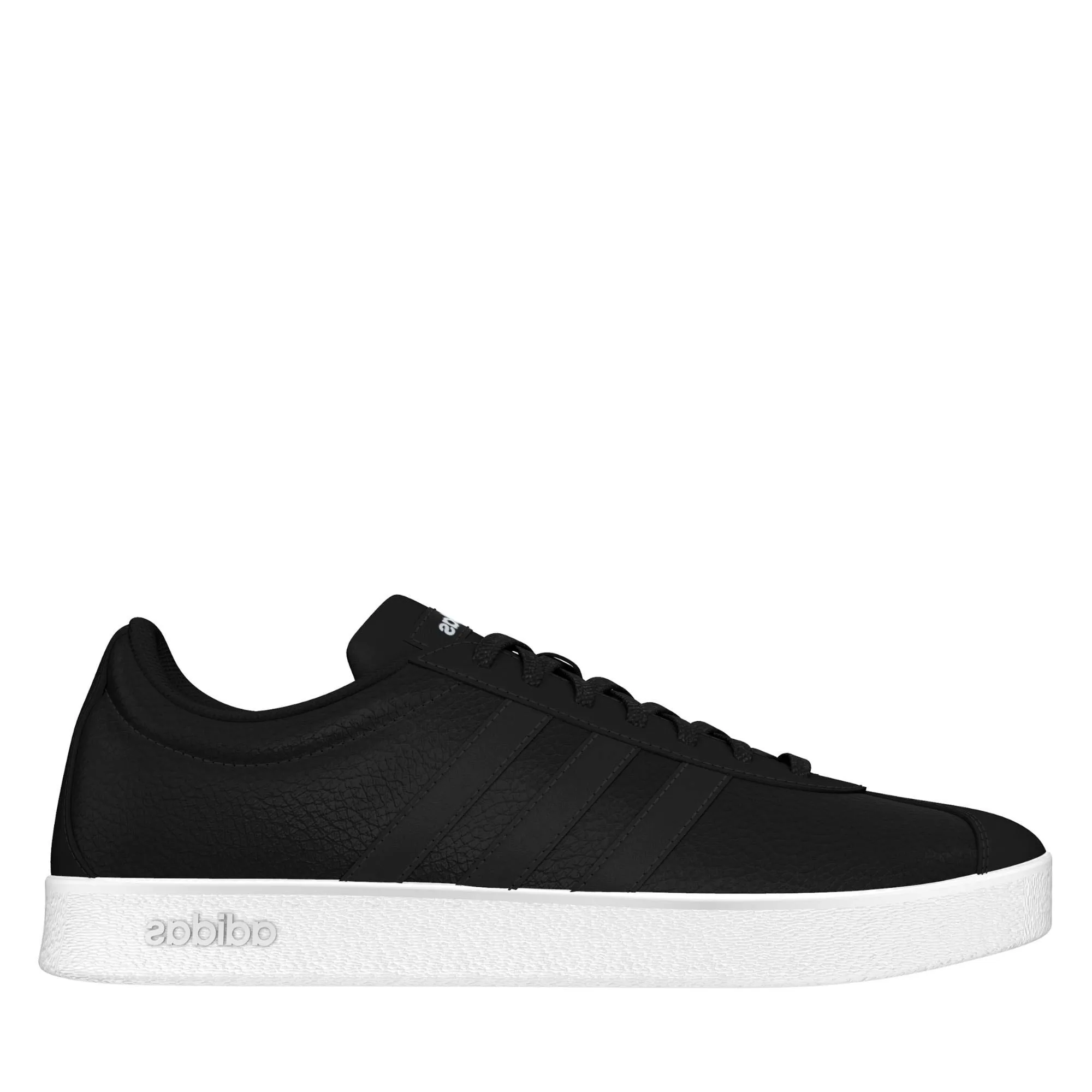 adidas VL Court 2.0 Scarpe da Skateboard Donna, Nero, 37 1/3 EU - immagine 4
