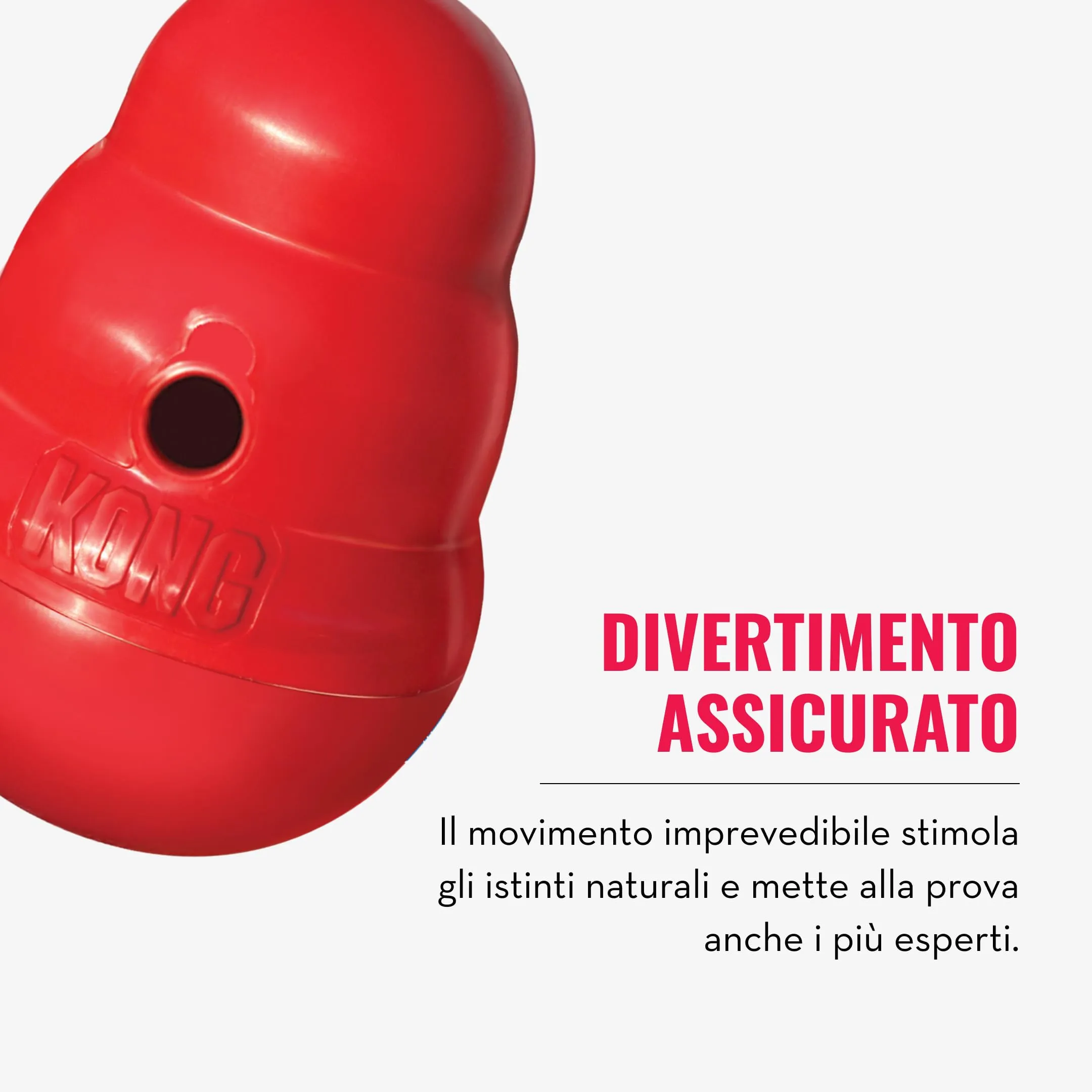 KONG Wobbler Dispenser di Biscotti, Taglia Media/Grande - immagine 6