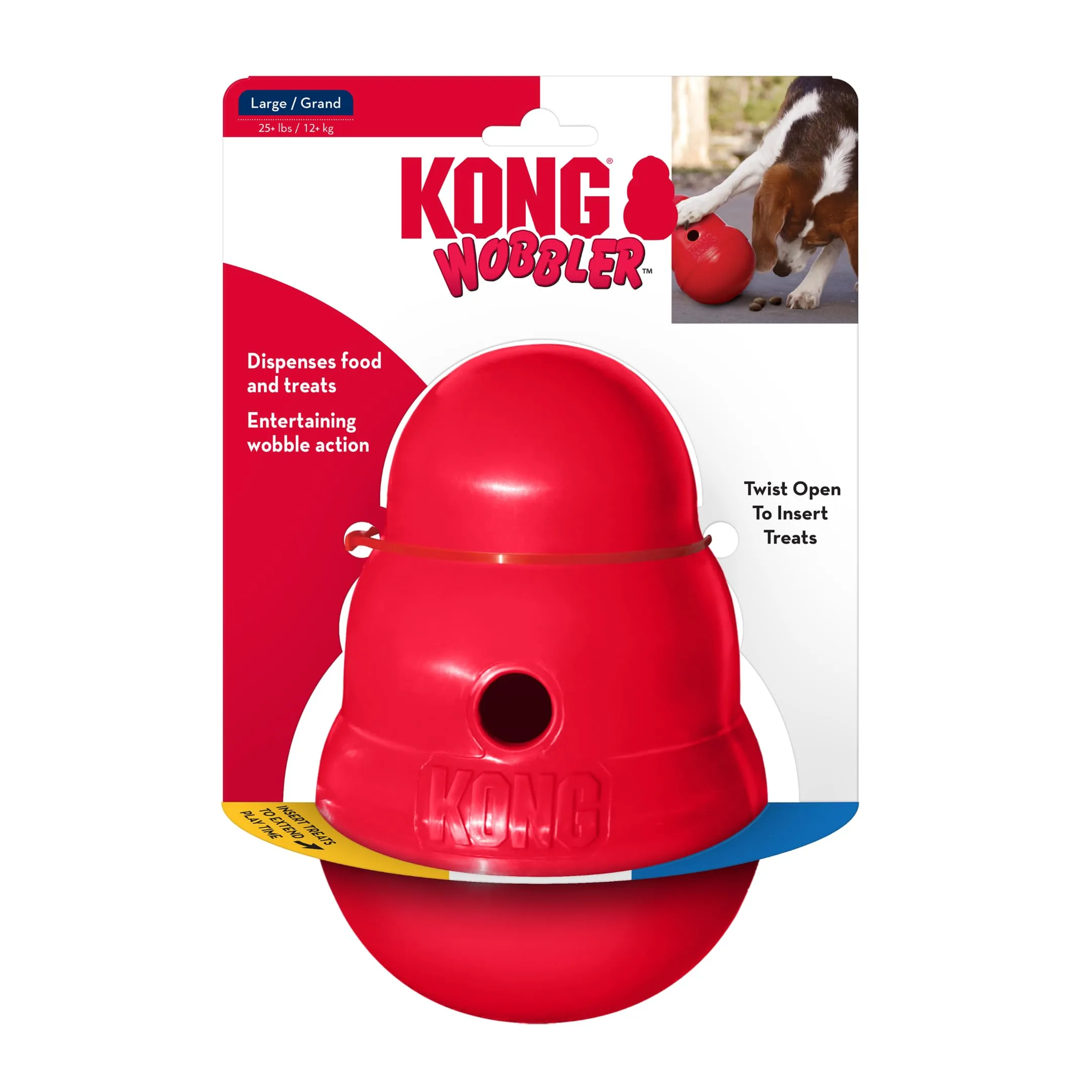 KONG Wobbler Dispenser di Biscotti, Taglia Media/Grande - immagine 8