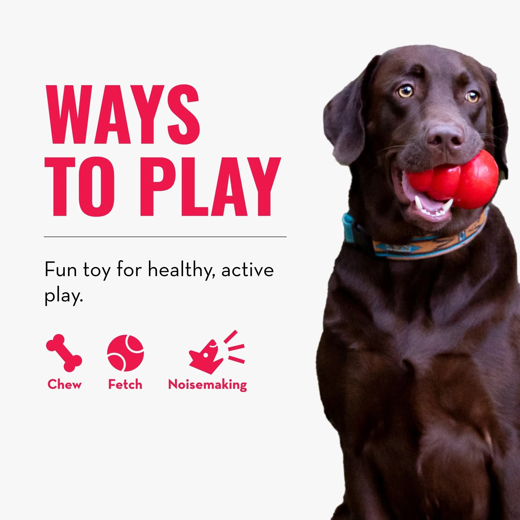 KONG Squeakair Balls, Medium (Pack of 3) - immagine 5