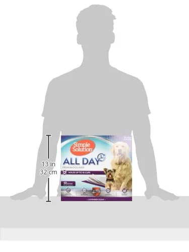 Simple Solution 6-Layer All Day Premium Dog Pads, Lavender Scent, 50 Count - immagine 4