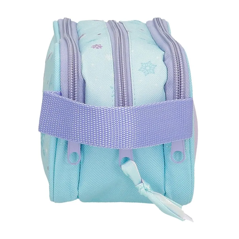 Disney Joumma Frozen In This Together Estuche Triple Lila 22x10x9 cm Poliestere - immagine 2
