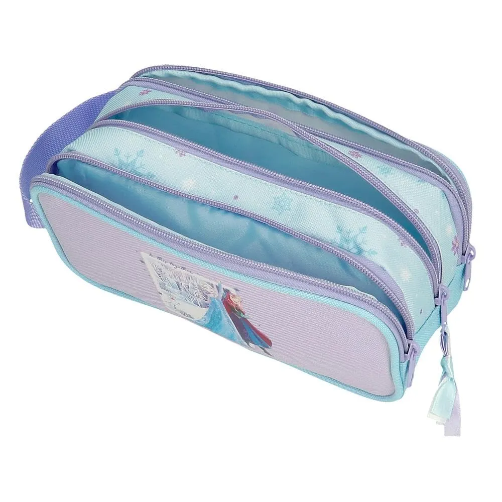 Disney Joumma Frozen In This Together Estuche Triple Lila 22x10x9 cm Poliestere - immagine 4