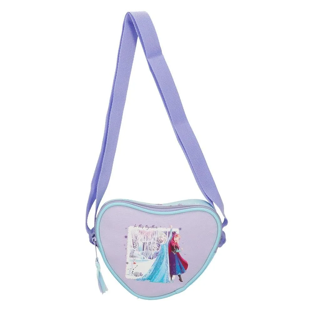 Joumma Disney Frozen In This Together Borsa a Tracolla Lila 17x14,5x4 cm Poliestere - immagine 6
