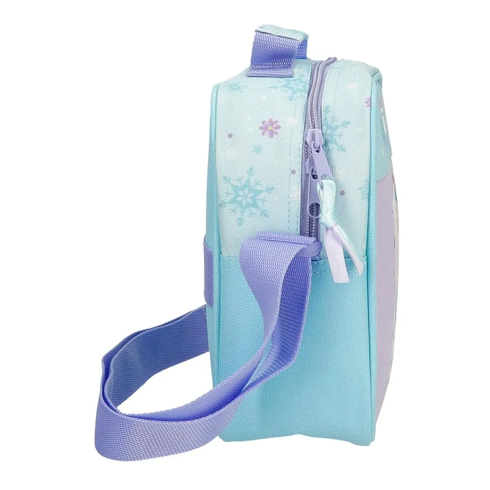 Joumma Disney Frozen In This Together Trousse Adattabile con Borsa a Tracolla, Lila, 23x20x9 cm, Poliestere - immagine 2