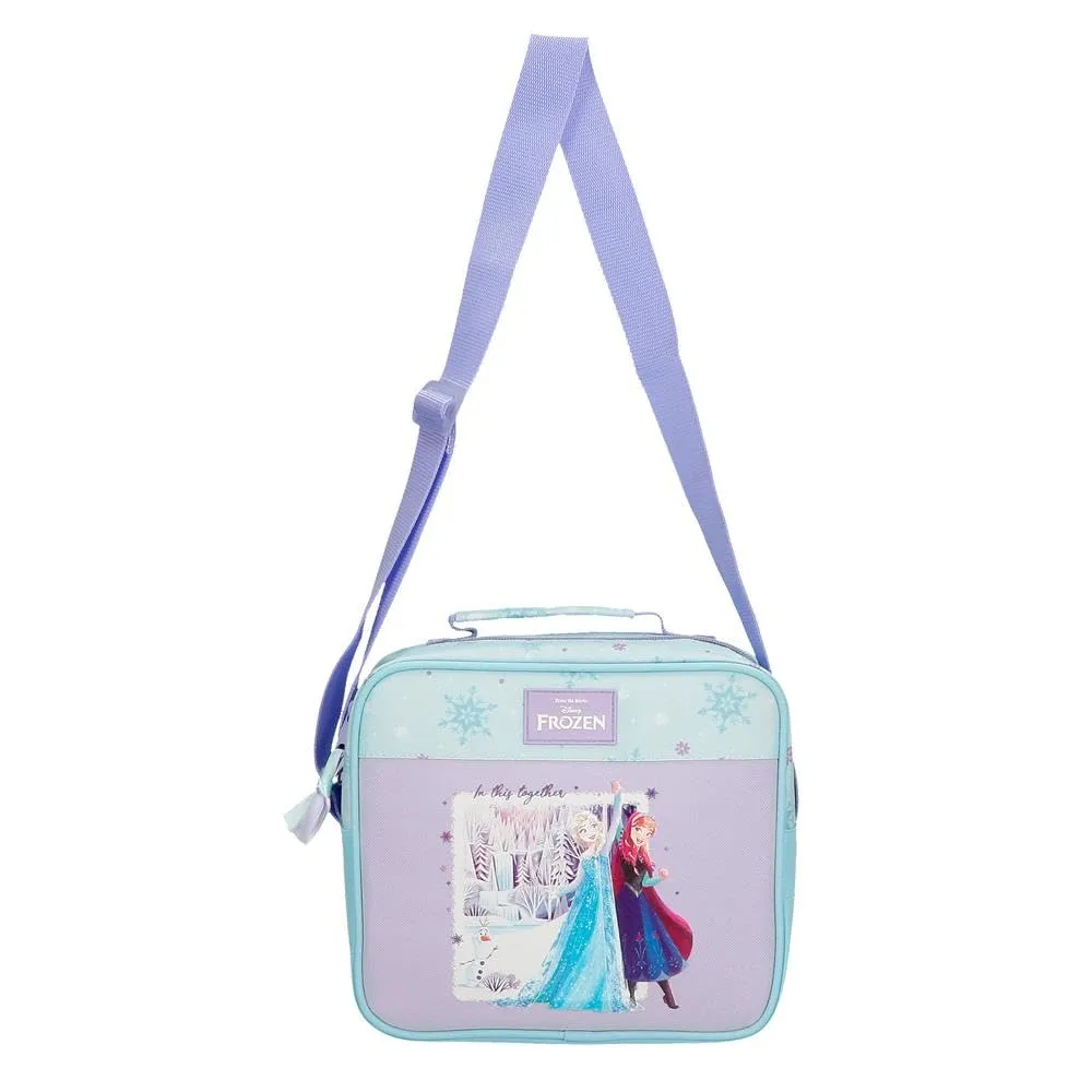 Joumma Disney Frozen In This Together Trousse Adattabile con Borsa a Tracolla, Lila, 23x20x9 cm, Poliestere - immagine 8