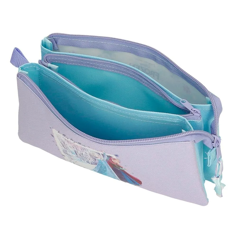 Disney Joumma Frozen In This Together Estuche Triple Lila 22x12x5 cm Poliestere - immagine 4