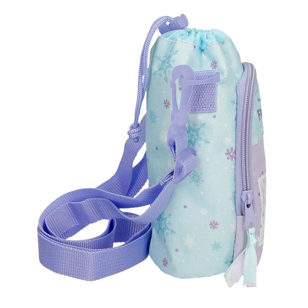 Joumma Disney Frozen In This Together Borsa a Tracolla Porta-Borraccia 8x22,5x8 cm Poliestere - immagine 2