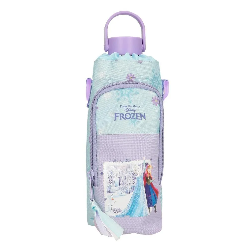 Joumma Disney Frozen In This Together Borsa a Tracolla Porta-Borraccia 8x22,5x8 cm Poliestere - immagine 5