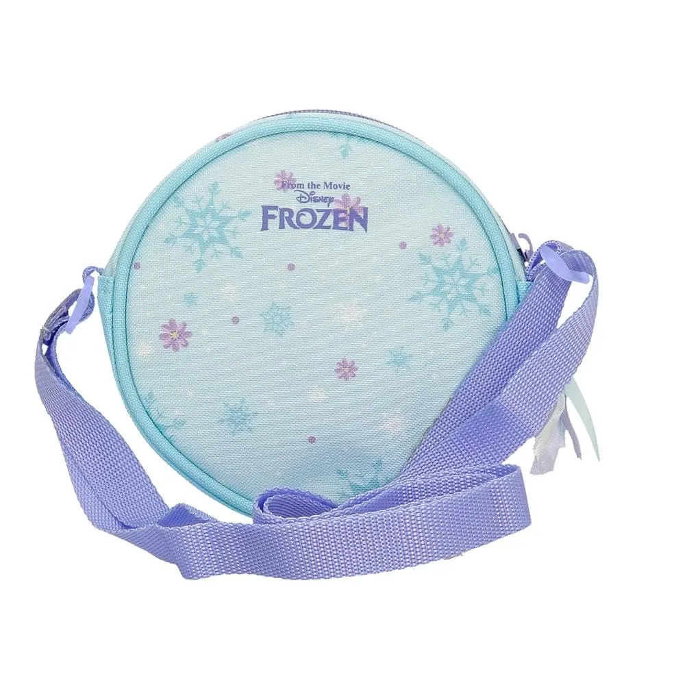 Joumma Disney Frozen In This Together Borsa a Tracolla Redonda Lila 14x14x4 cm Poliestere - immagine 3