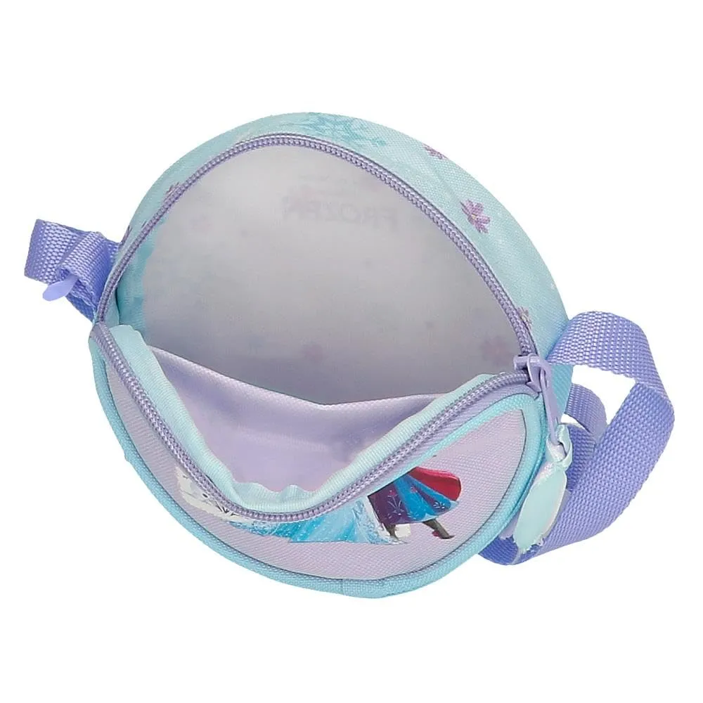 Joumma Disney Frozen In This Together Borsa a Tracolla Redonda Lila 14x14x4 cm Poliestere - immagine 4