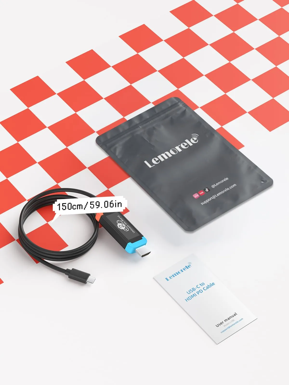 Lemorele Cavo USB-C HDMI per Nintendo Switch 2, 1.5m - immagine 7