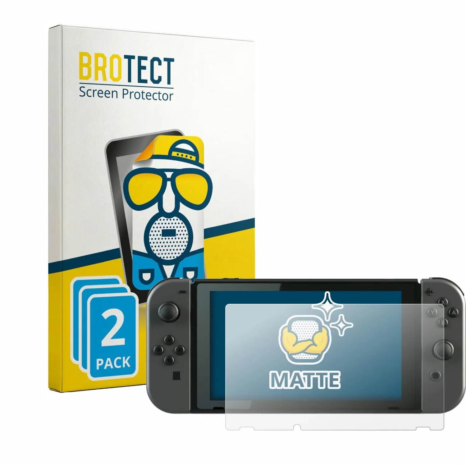 Brotect Pellicola Protettiva Opaca per Nintendo Switch (2 Pezzi) - immagine 1